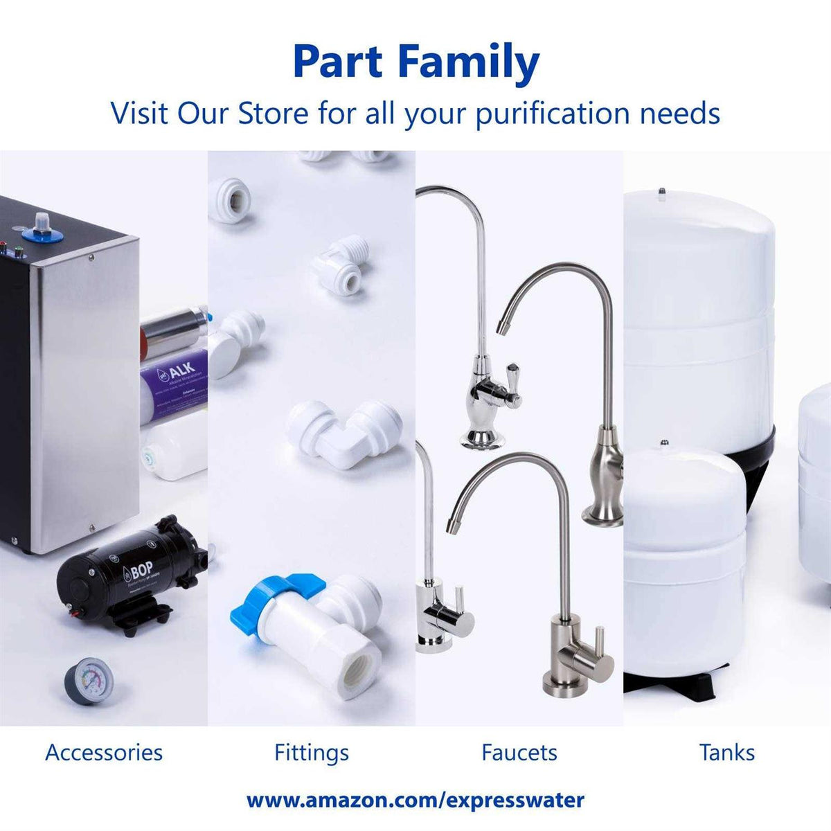 Chrome Water Filter Faucet I610