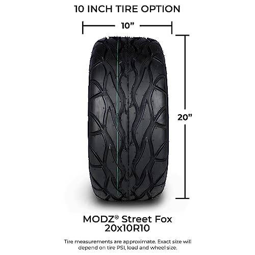 Set of Four 20x10-R10 Radial Golf Cart Tire S189