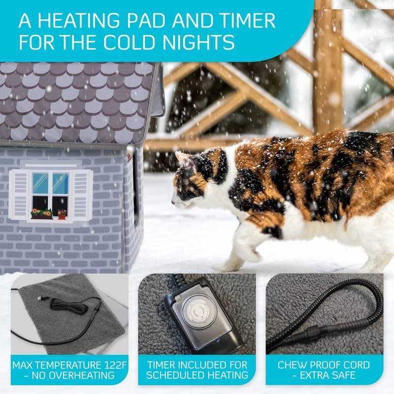 Heated Cat Houses O614246