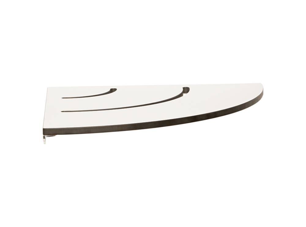 White Corner Wall-Mount Shower Seat A838