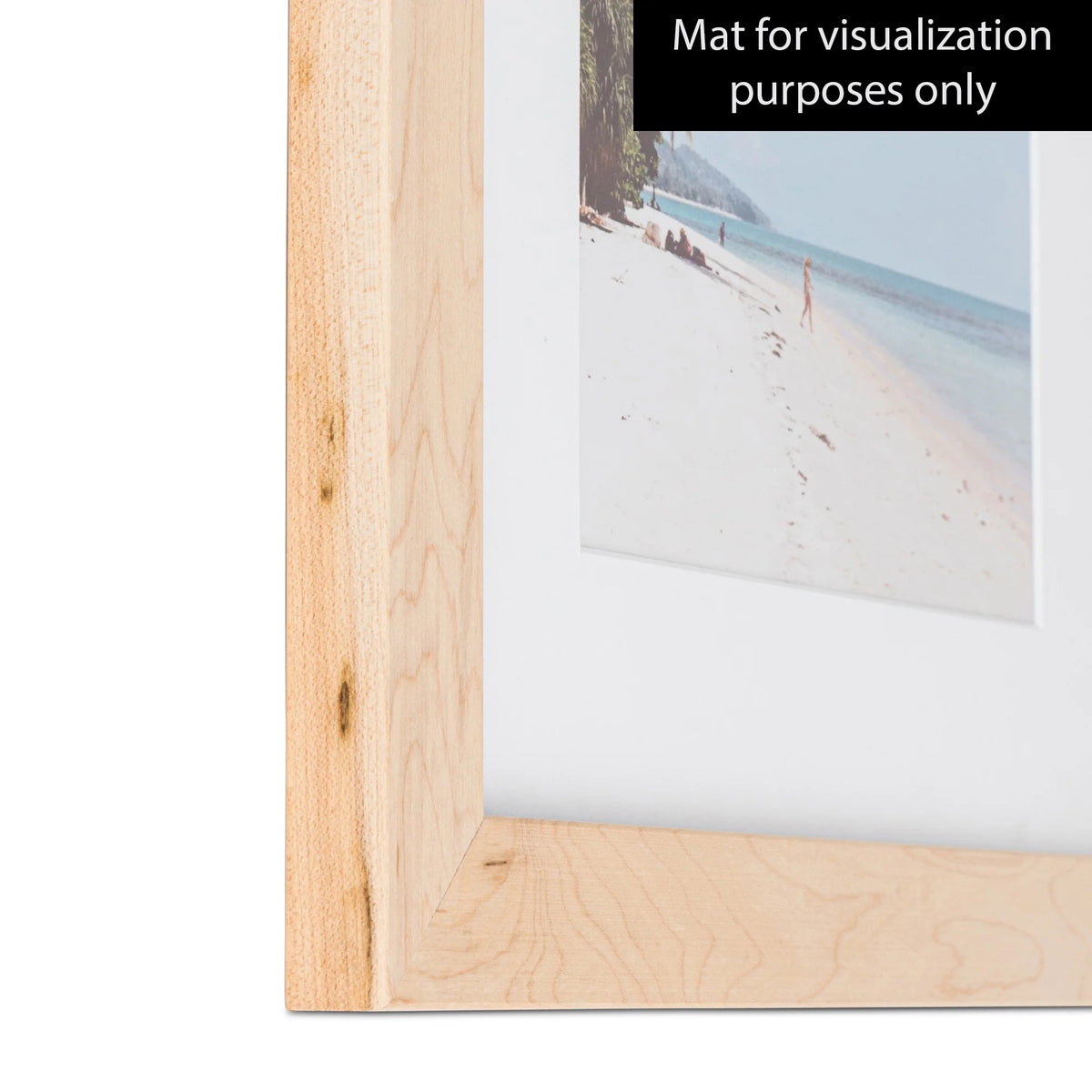20x28 Inch Hard Maple Picture Frame with Plexi Glass X121