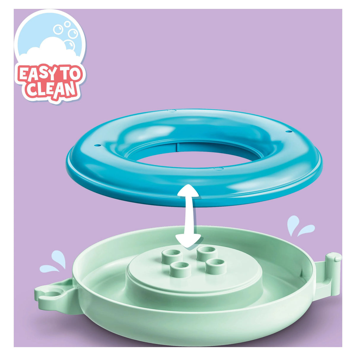 Bath Time Fun Floating Animal Train Bathtub Water Toy C66440