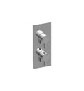 Polished Nickel Square Thermostatic Valve Trim Plate U283386