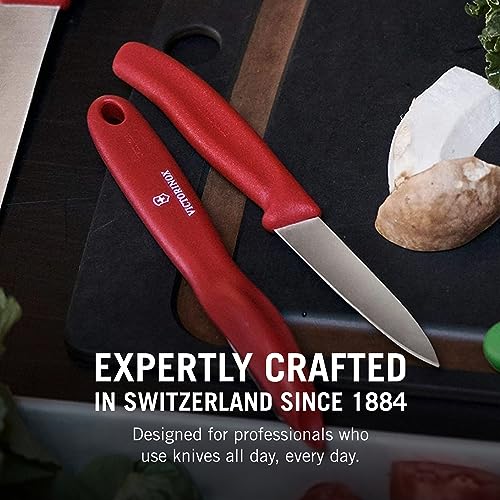 Red Set of 6 Swiss Classic Knife Set H3628