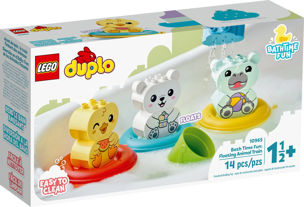 Bath Time Fun Floating Animal Train Bathtub Water Toy C66440