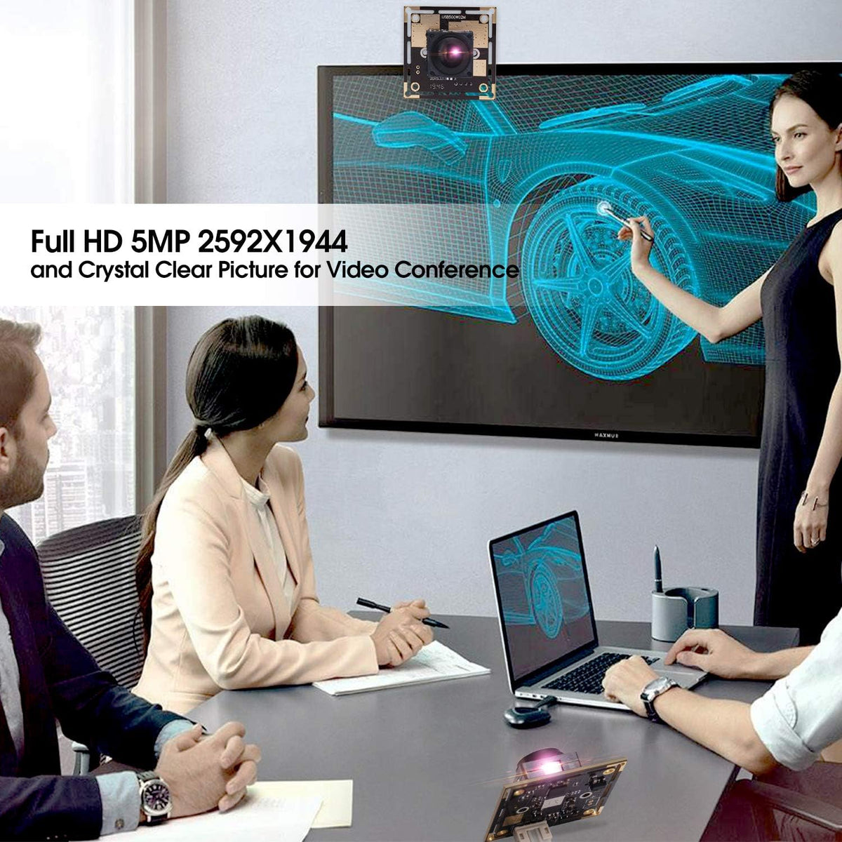 5 Megapixel USB Camera Module with 170 Degree Fisheye Lens Z269678