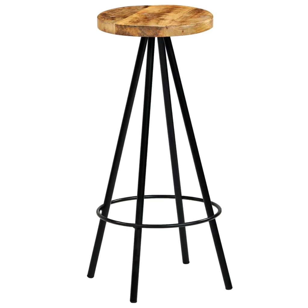 Solid Mango Wood Bar Stools 4 pcs U253