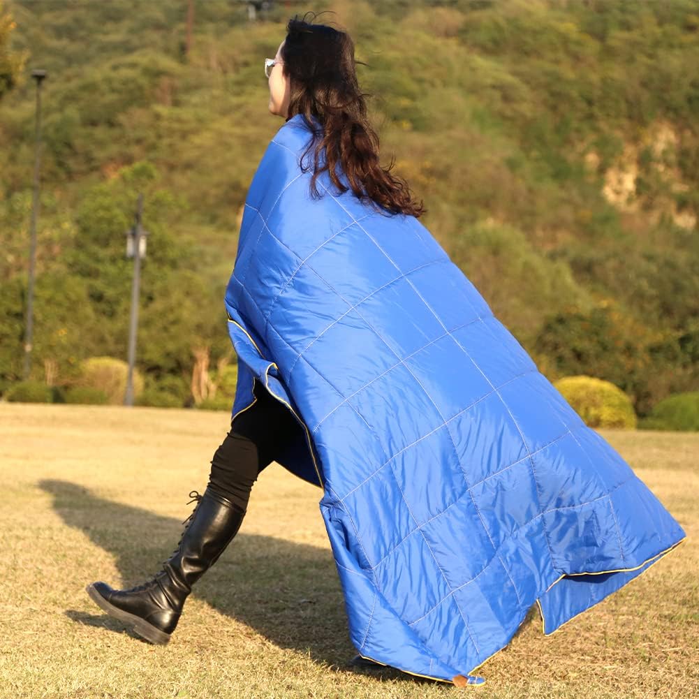 Green Water Resistant Lightweight Camping Blanket K897