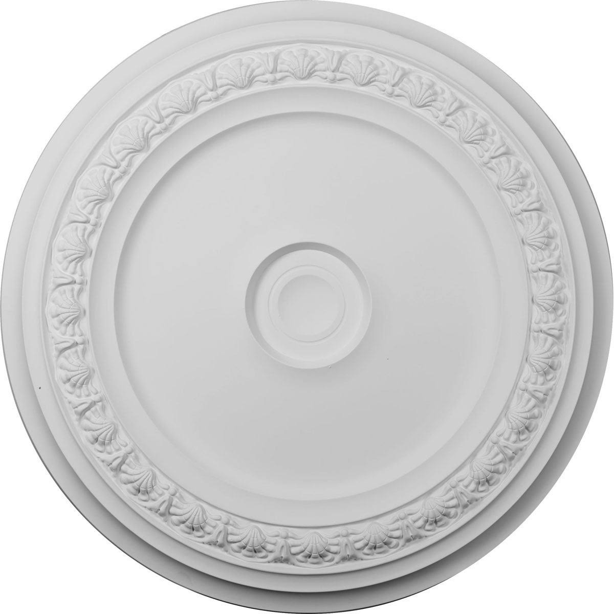 31 1/8x22OD x 1 1/2x22P Ceiling Medallion Hand-Painted Smokey Topaz W16050