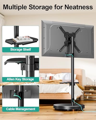 Rolling TV Stand for 26-65 inch Screens up to 77 lbs P244458