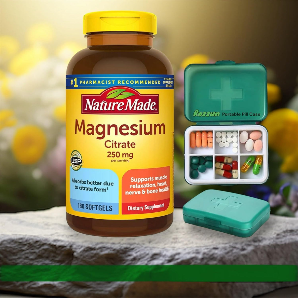 180 softgels Magnesium Citrate 250 mg F71768
