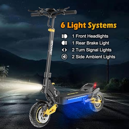 Electric Scooter with Seat 10" Off Road Pneumatic Tires I424