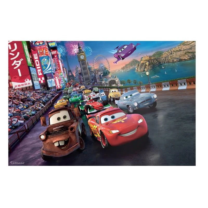 Cars 2 Parade Wall Mural Z84324