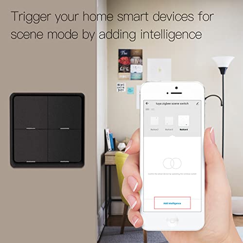 White ZigBee Wireless Smart Switch Wall Panel B97317