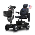 Blue 4-Wheel Folding Mobility Scooter I530098