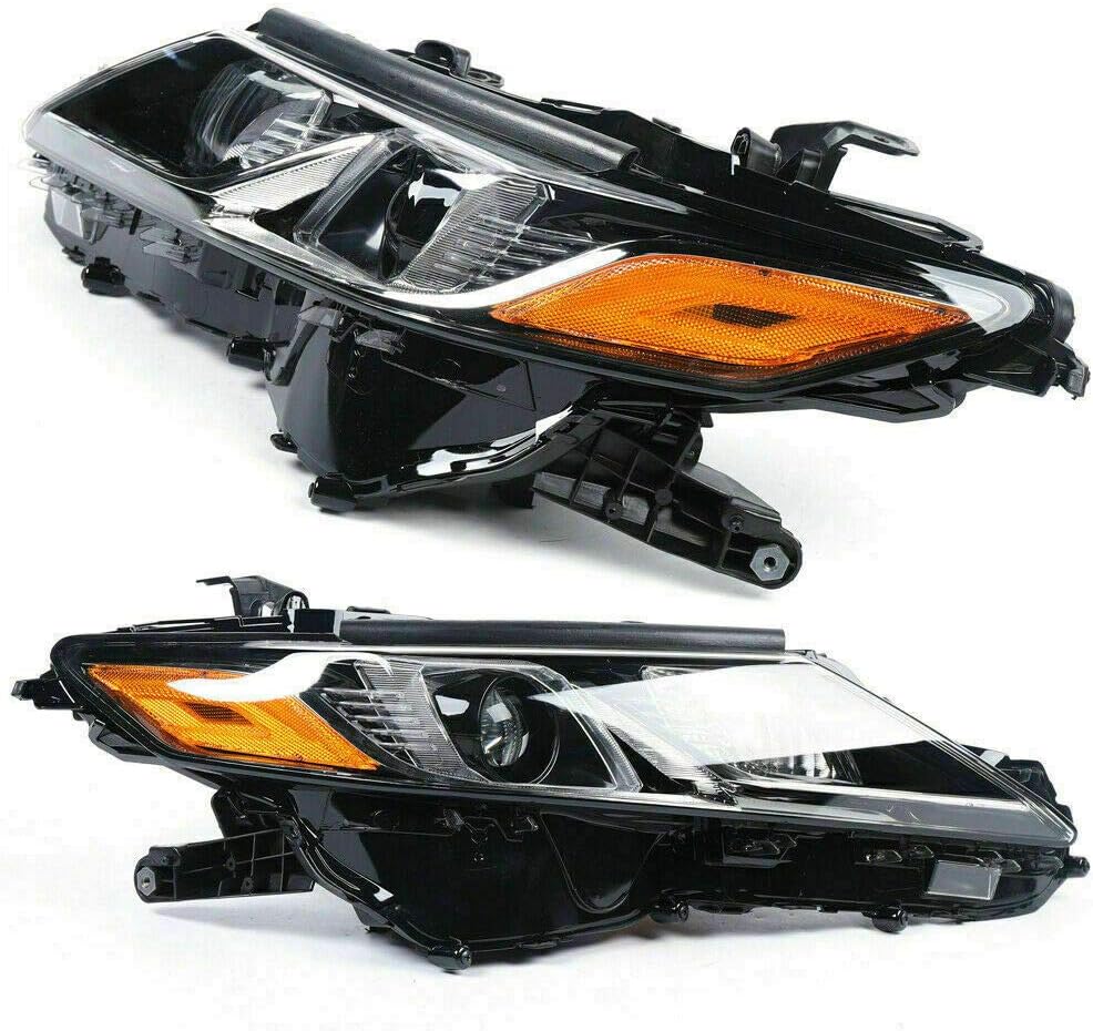 Black LED Headlamp Passenger Driver Side A8230