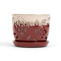 5 inch Ceramic Orchid Pot with Holes S867