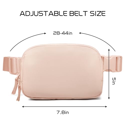 Lavender Belt Bag Fanny Pack Crossbody Bags with Initial Letter Patch S567280