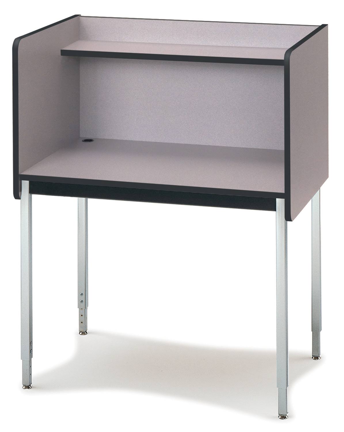 Grey Modular Carrel Starter X72918