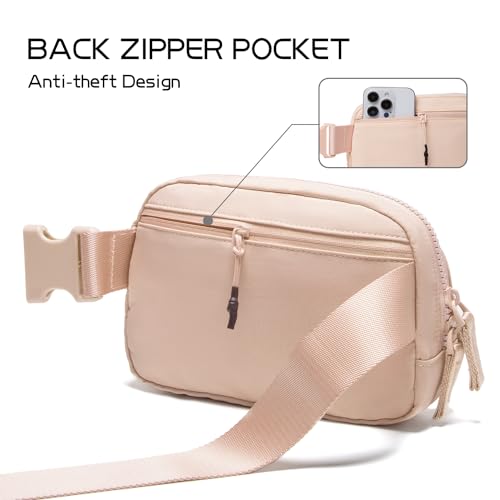 Lavender Belt Bag Fanny Pack Crossbody Bags with Initial Letter Patch S567280
