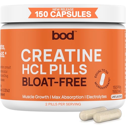 150 Capsules Creatine HCL Pills F942139