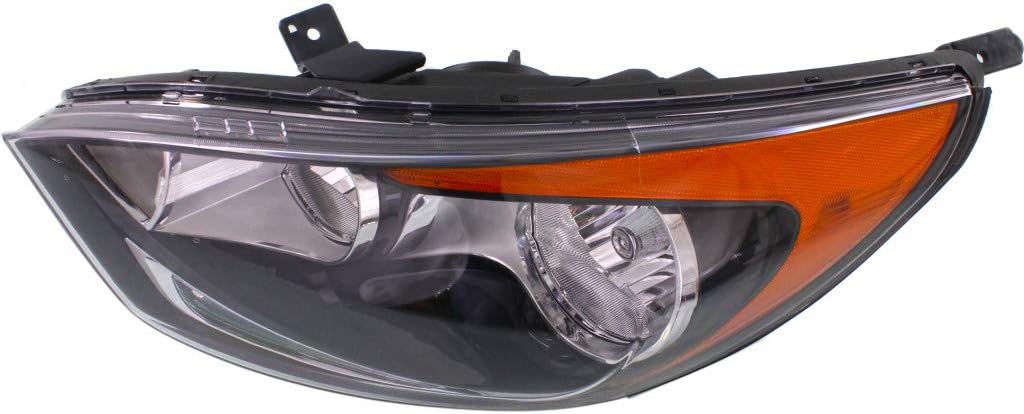 Kia Rio Headlight Assembly 2012-2017 Driver Side Halogen H880