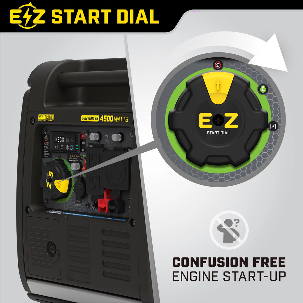 4500-Watt Wireless Remote Start Inverter Generator M454666