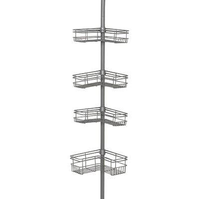 Satin Nickel Shower Tension Pole Caddy D704901