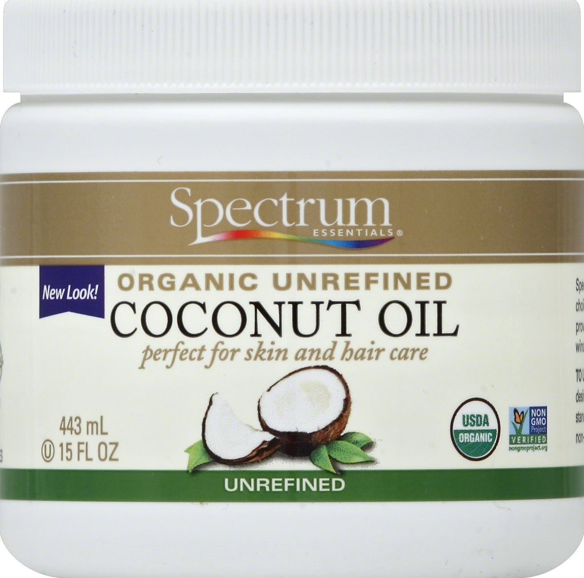 Unrefined Organic Coconut Oil, 15 Ounce M194
