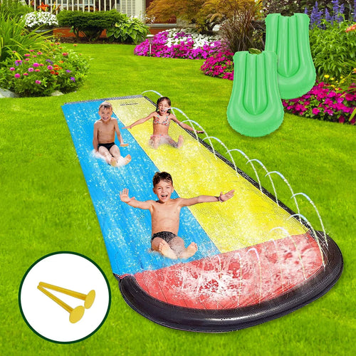 15.5ft Heavy Duty Slides and Crash Pad Y544874