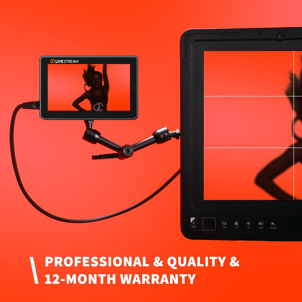 Black Mini 5 Inch 4k HDMI Camera Monitor P210