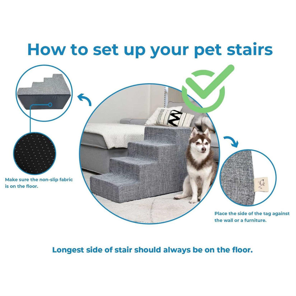 CertiPUR-US Certified Foam Pet Steps Stairs Y65580