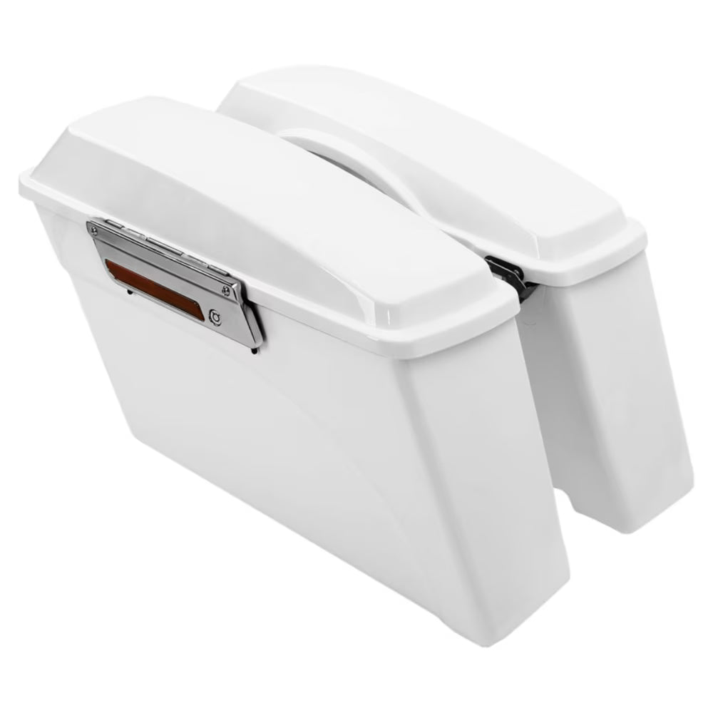 White Hard Saddlebag Trunk N96915