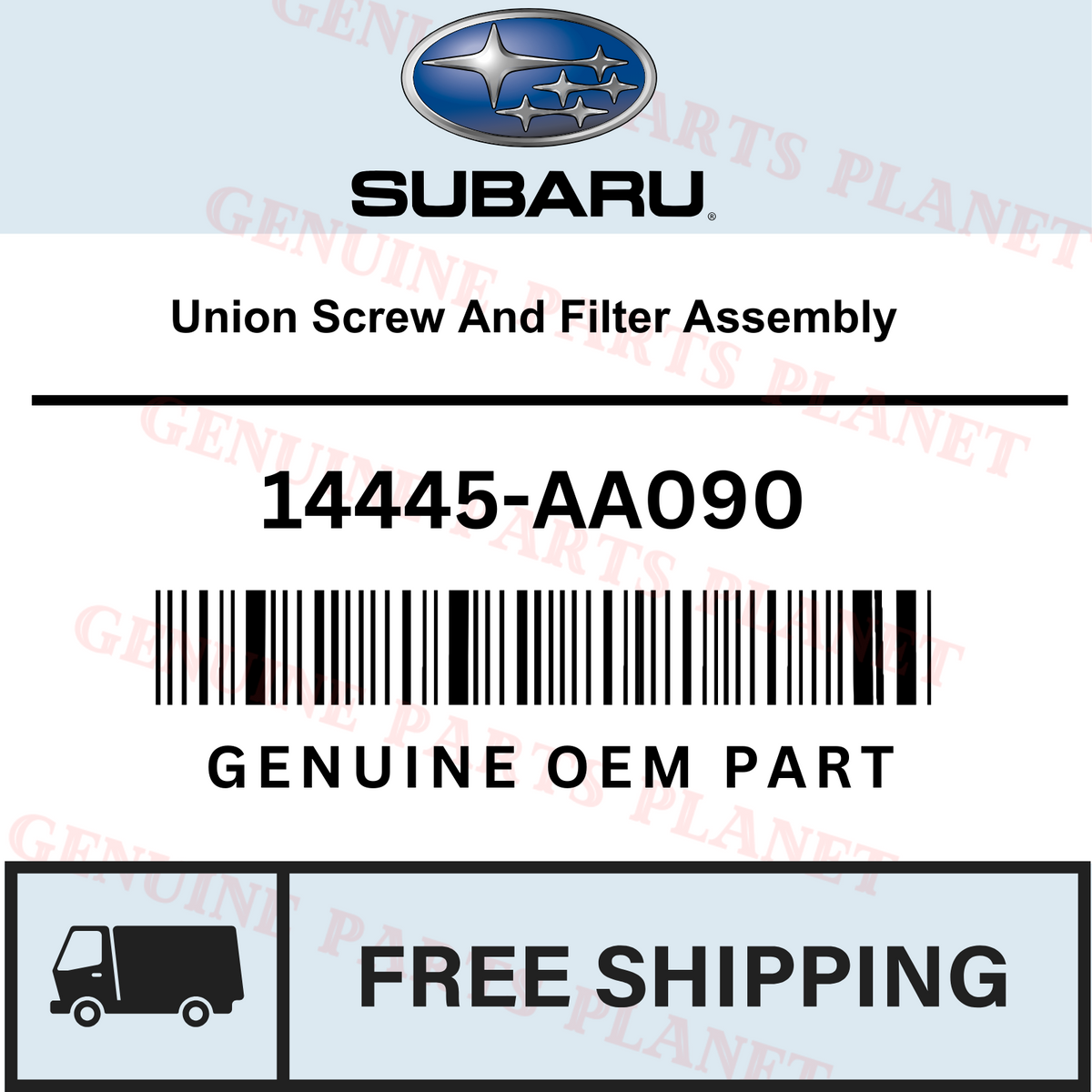 Union Screw And Filter Assembly B5694