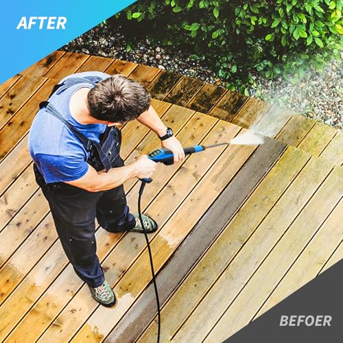 Electric Pressure Washer 4500 PSI 3.2 GPM with 4 Nozzles and 500ml Foam Cannon S38442