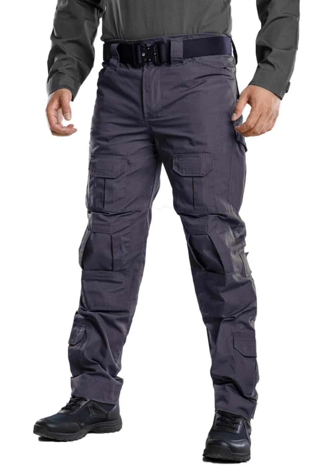 Men's Outdoor Hiking Cargo Work Pants with 10 Pockets Z5476