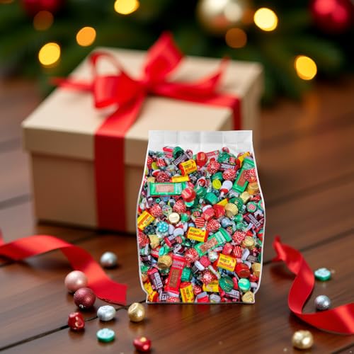 Assorted Christmas Chocolate Variety Pack 5lb Bulk Individually Wrapped C84198