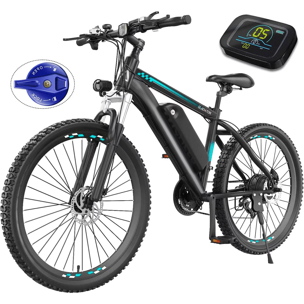 Electric Bike 26 500W 48V 10.4Ah 19.8MPH E9436