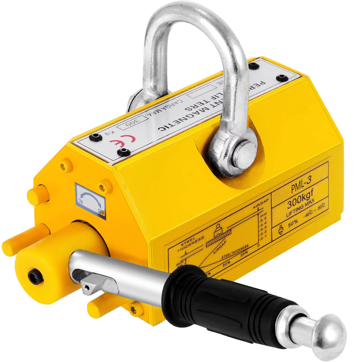 660lbs Steel Magnetic Lifter with Handle C73615