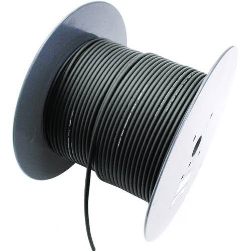 Black 24 AWG Balanced Microphone Cable N4747