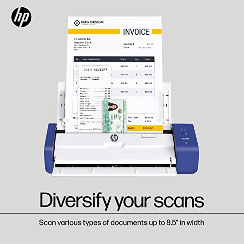 Compact Duplex USB Document Scanner with Auto-Feed Tray Q5898