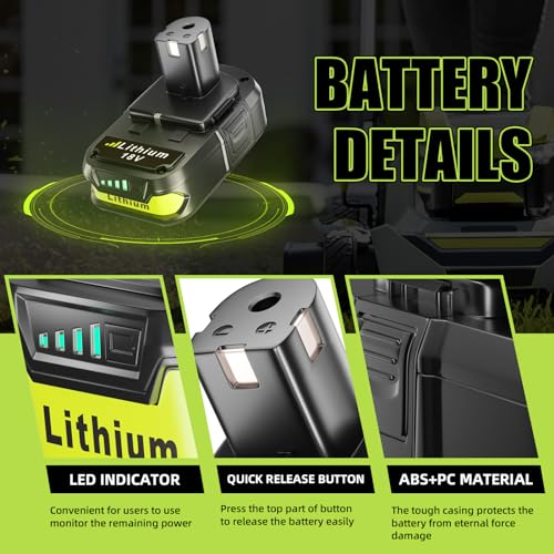 2pack 3.0Ah 18 Volt Lithium Battery I570454