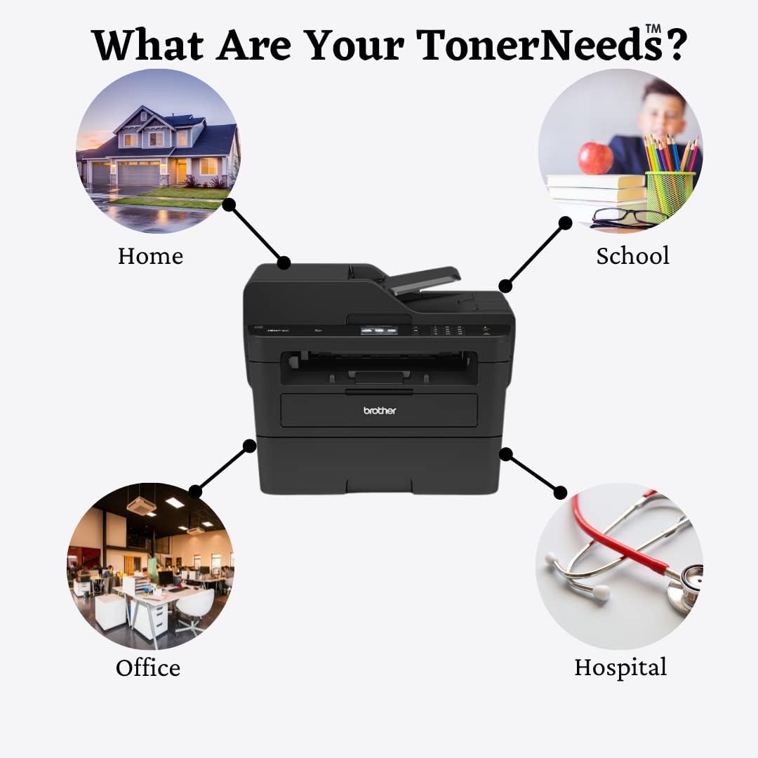 Compatible Brother TN760 Black Toner Cartridge 4 Pack C762