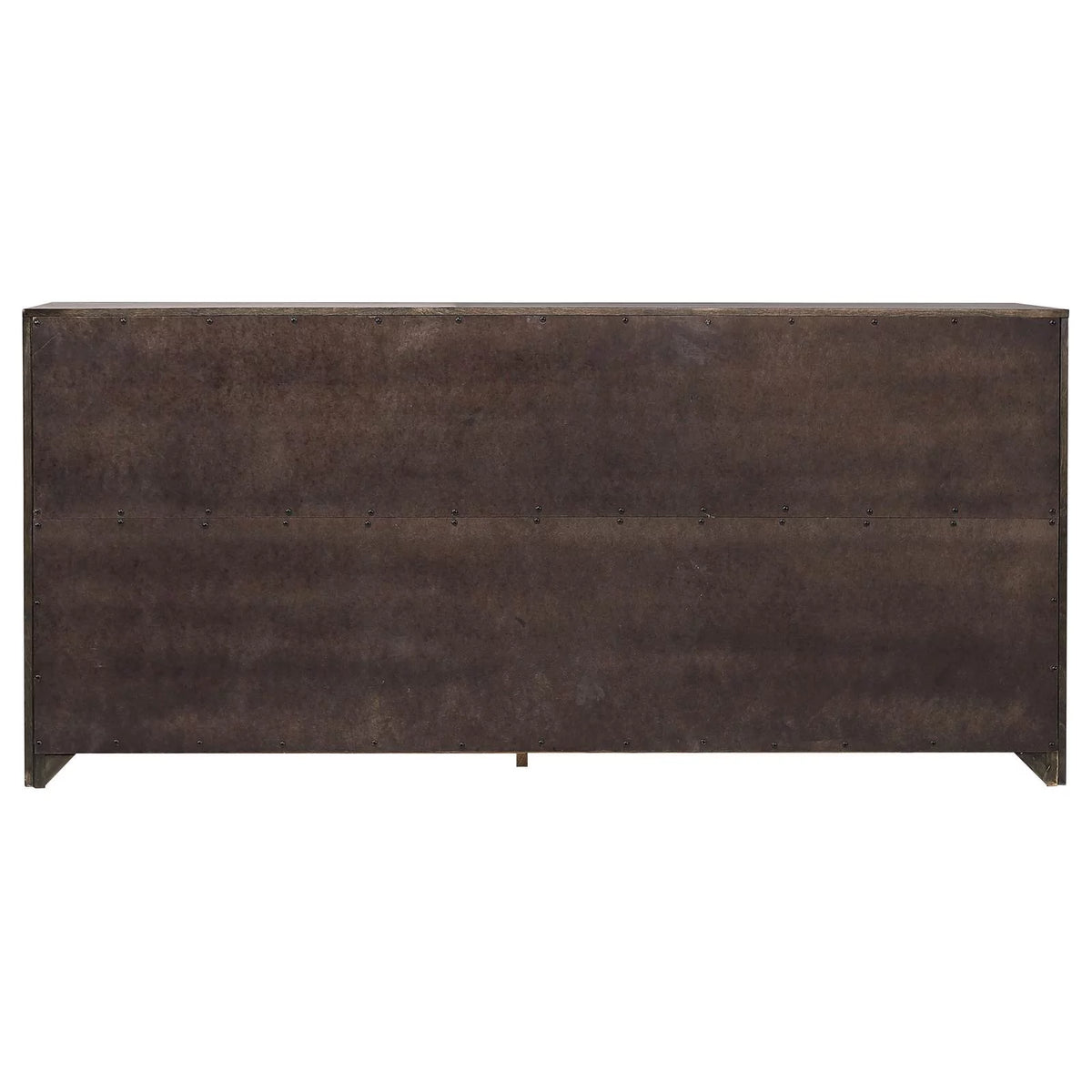 Black and Walnut 4-drawer Dresser X727