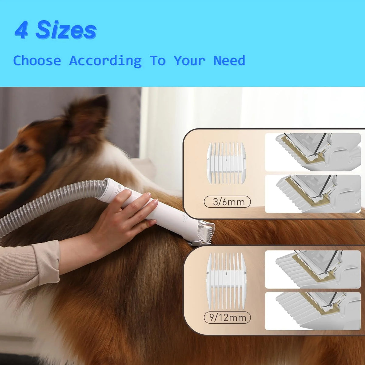 5 in 1 Pet Grooming Vacuum Kit K130
