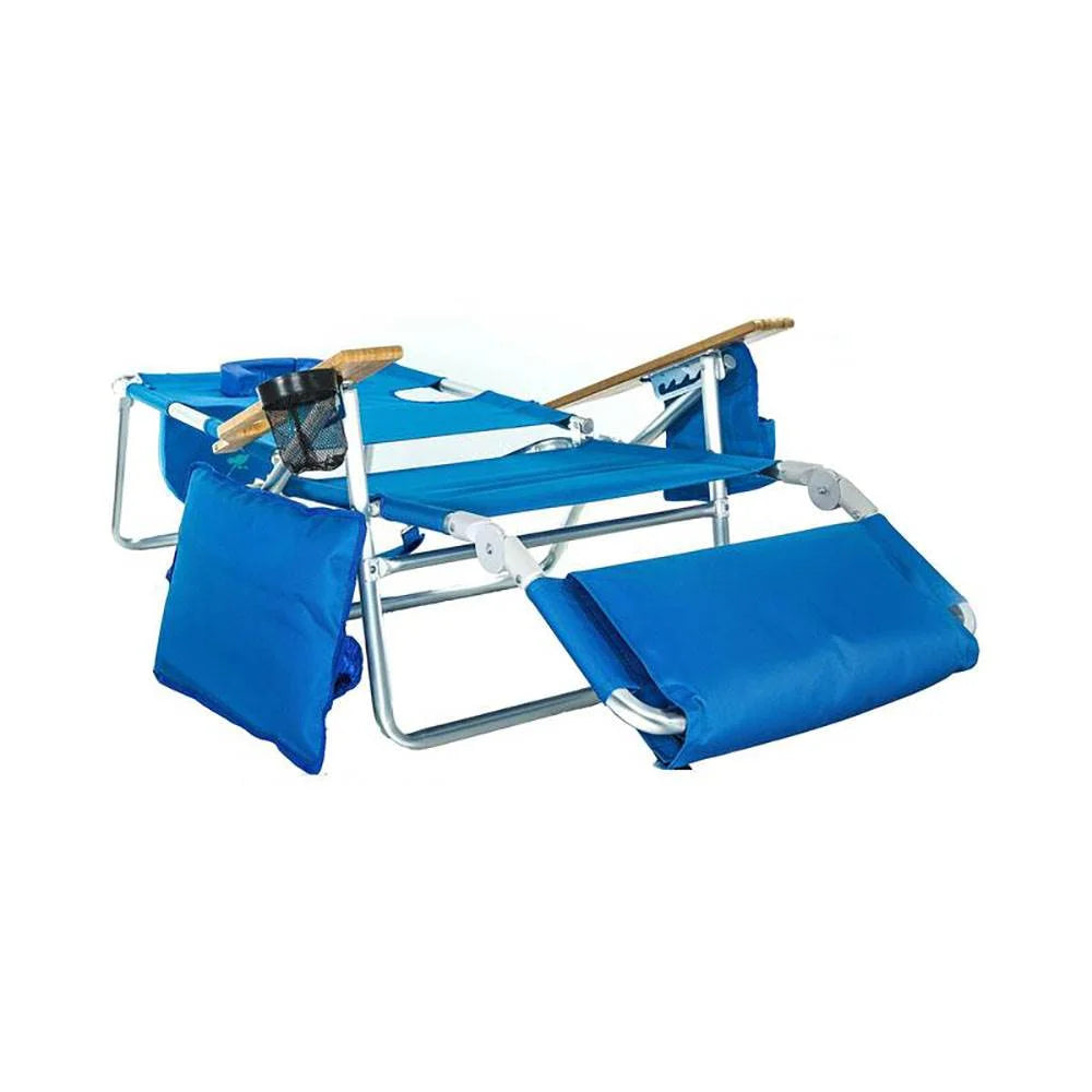 Lightweight Outdoor Beach Lounge Chair with Footrest W9498