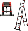 Telescopic Ladder 7+9 Aluminum A-Frame Extension Ladder, 330 Pound Capacity W42265