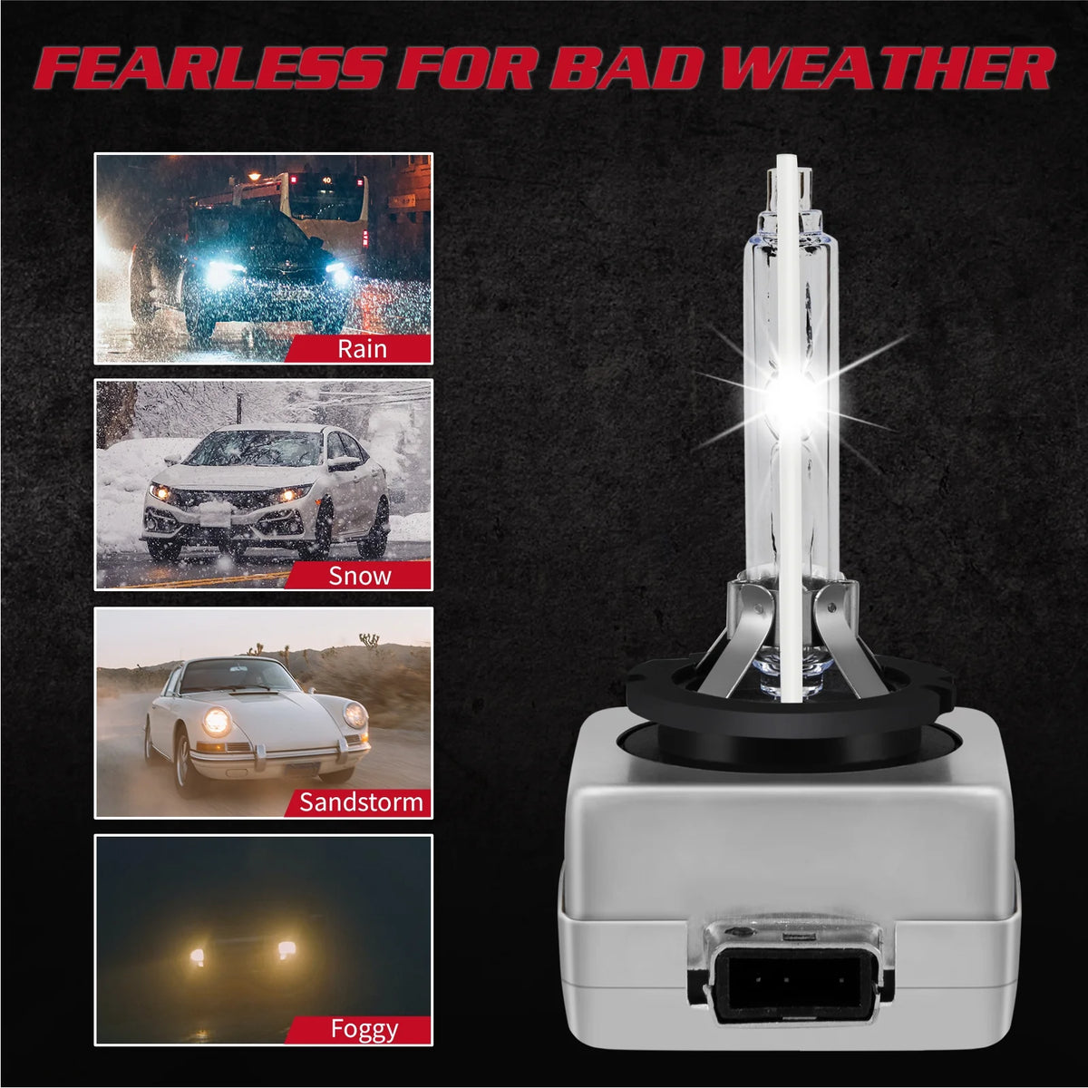 D1S Xenon HID Headlight Bulbs 6000K 2Pcs G175970