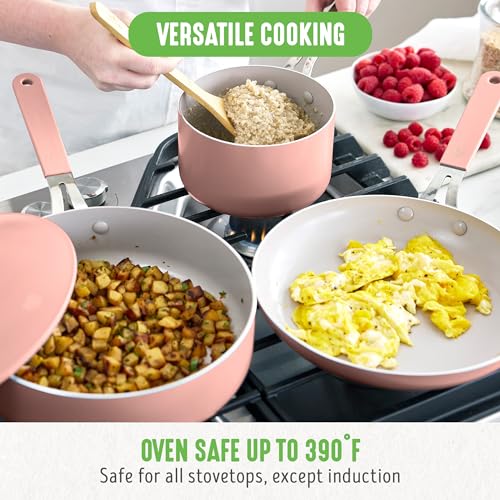 10-Piece Ceramic Nonstick Cookware Set Y229