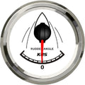 Rudder Angle Indicator Gauge 0-190ohm Signal with Rudder Sensor 52mm A545146